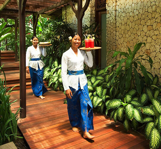 Sungai Tinggi Beach Villa - Lunch is served